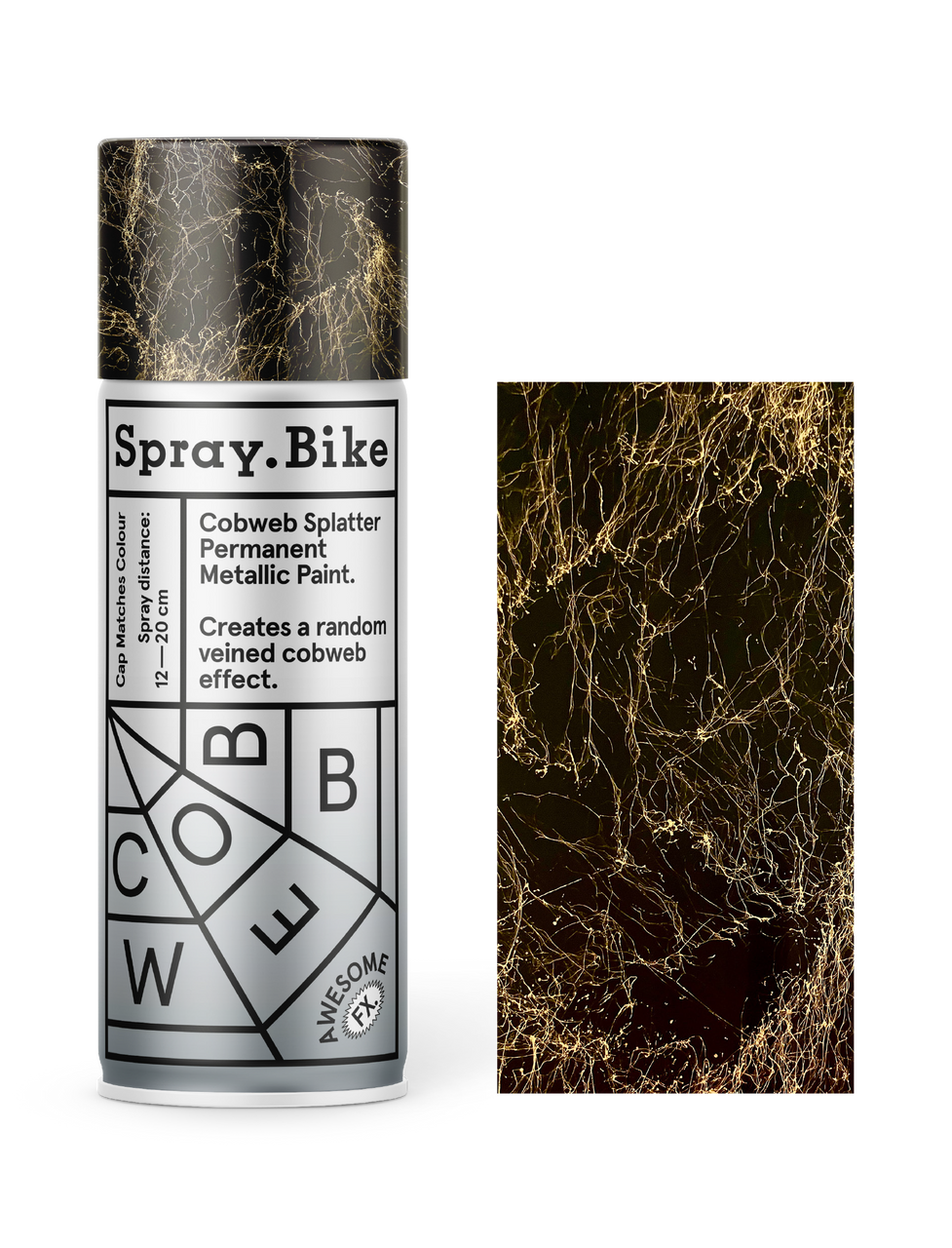 Cobweb Splatter - Gold - 400 ml