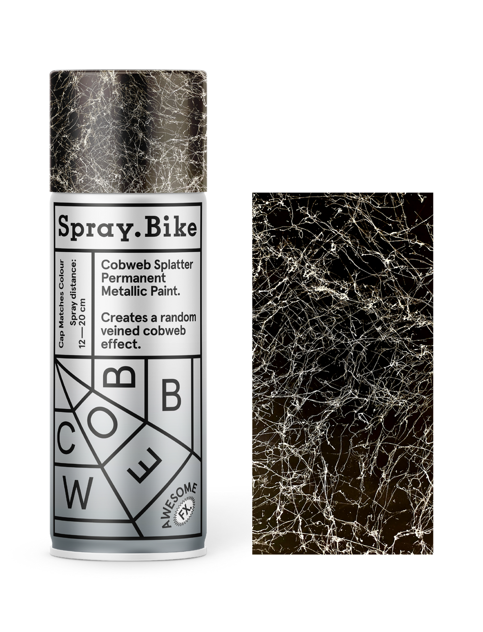 Cobweb Splatter - Silver - 400 ml