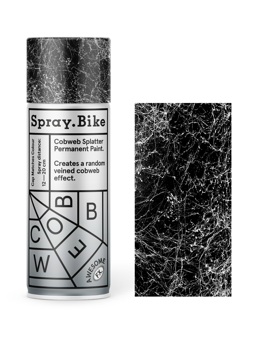 Cobweb Splatter - White - 400 ml