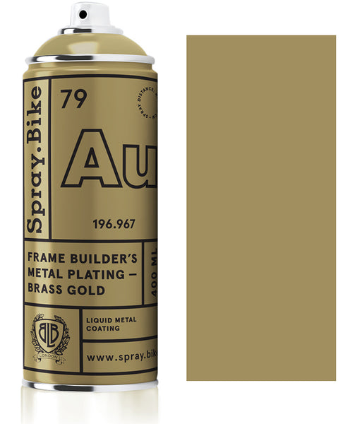 Frame Builder's Metal Plating - Brass Gold - 400ml – Spray.Bike/US