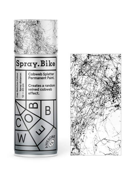 Cobweb Splatter - Black - 400ml